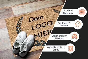 Fußmatte mit eigenem Logo - (Firmenlogo)